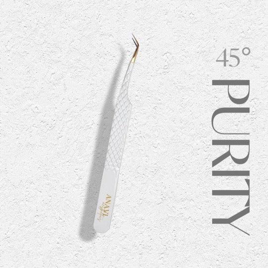 PURITY " 45° Fiber Tip Lash Tweezer